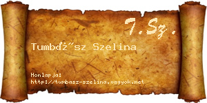 Tumbász Szelina névjegykártya
